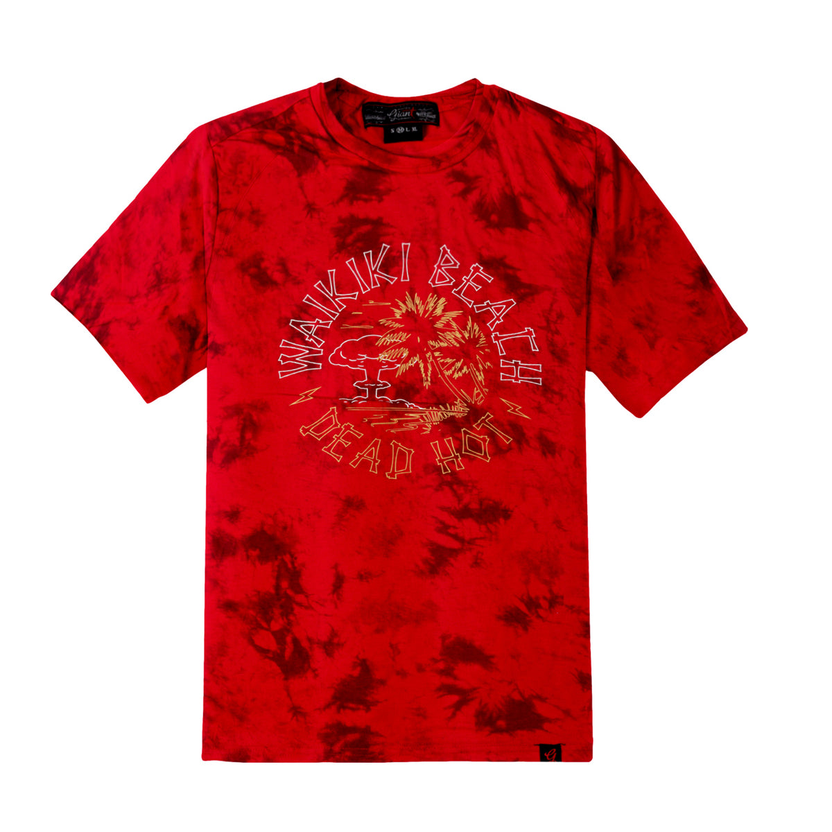 Men’s T-Shirt – BGKT7510-DEEPREDTIEDYE