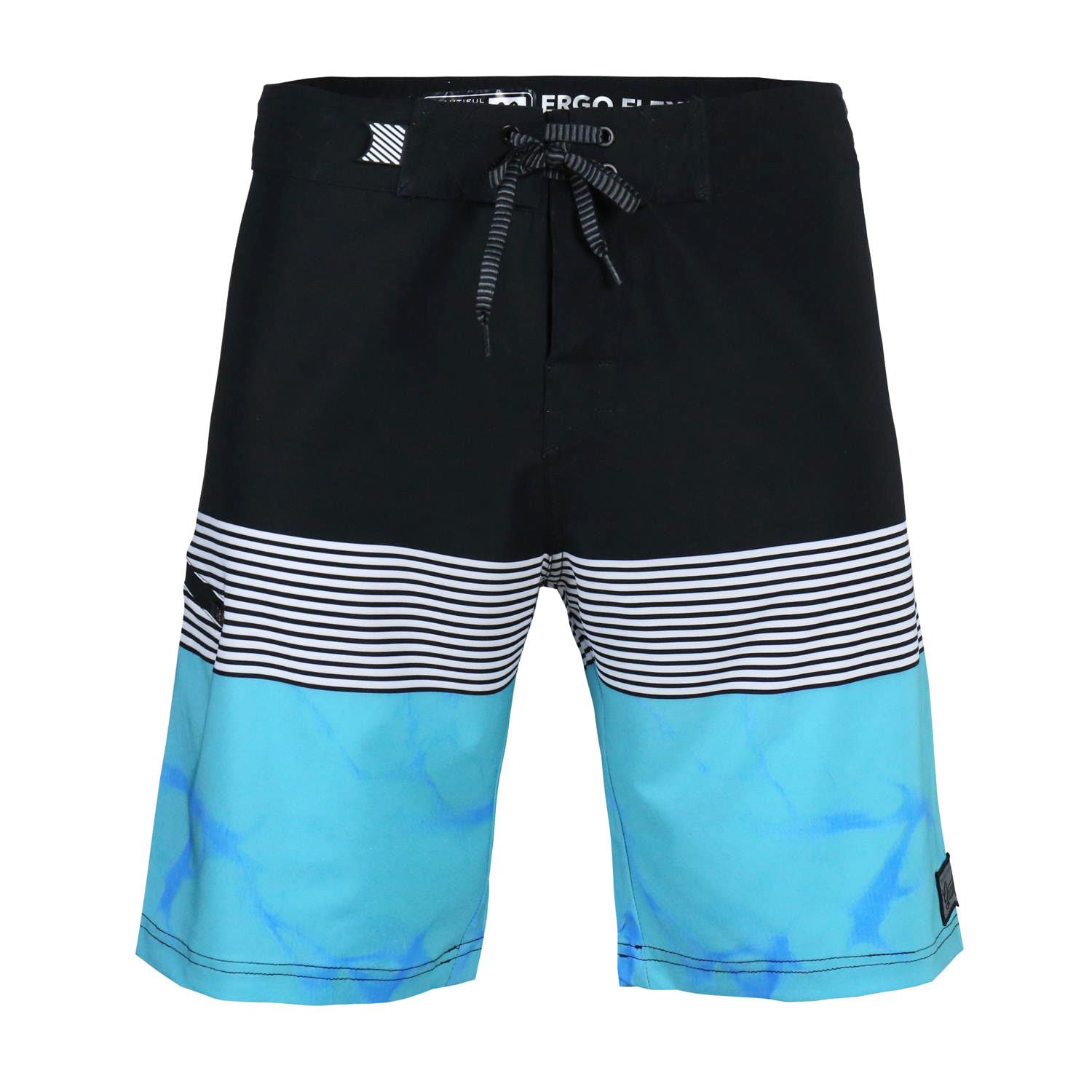 Men's Teen's Elastic Board Shorts Surfing Active Swim Trunks Beach Sunbath Sport