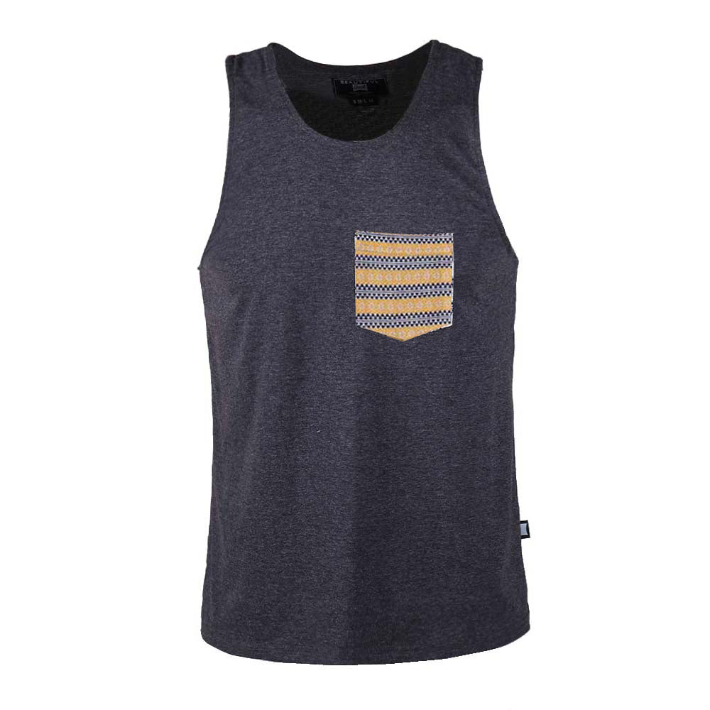 Men’s T-Shirt – BGKT7133T-GREYMUSTNAVYJAC