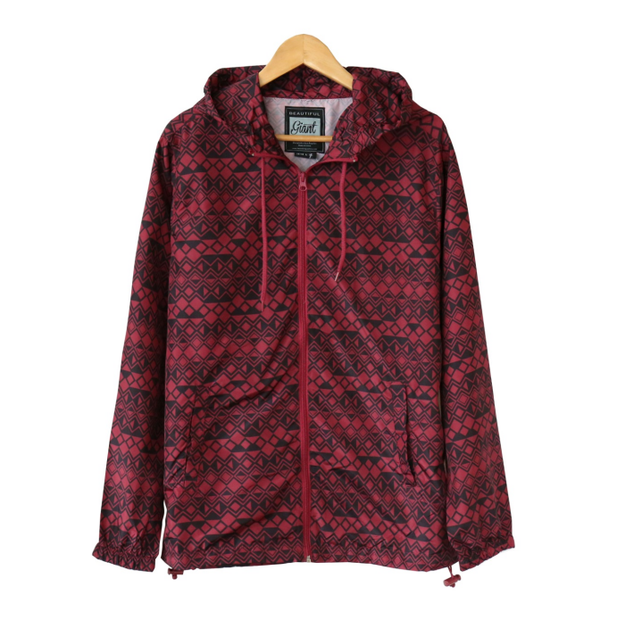 Hooded Windbreaker – YF7T18-DubbRed