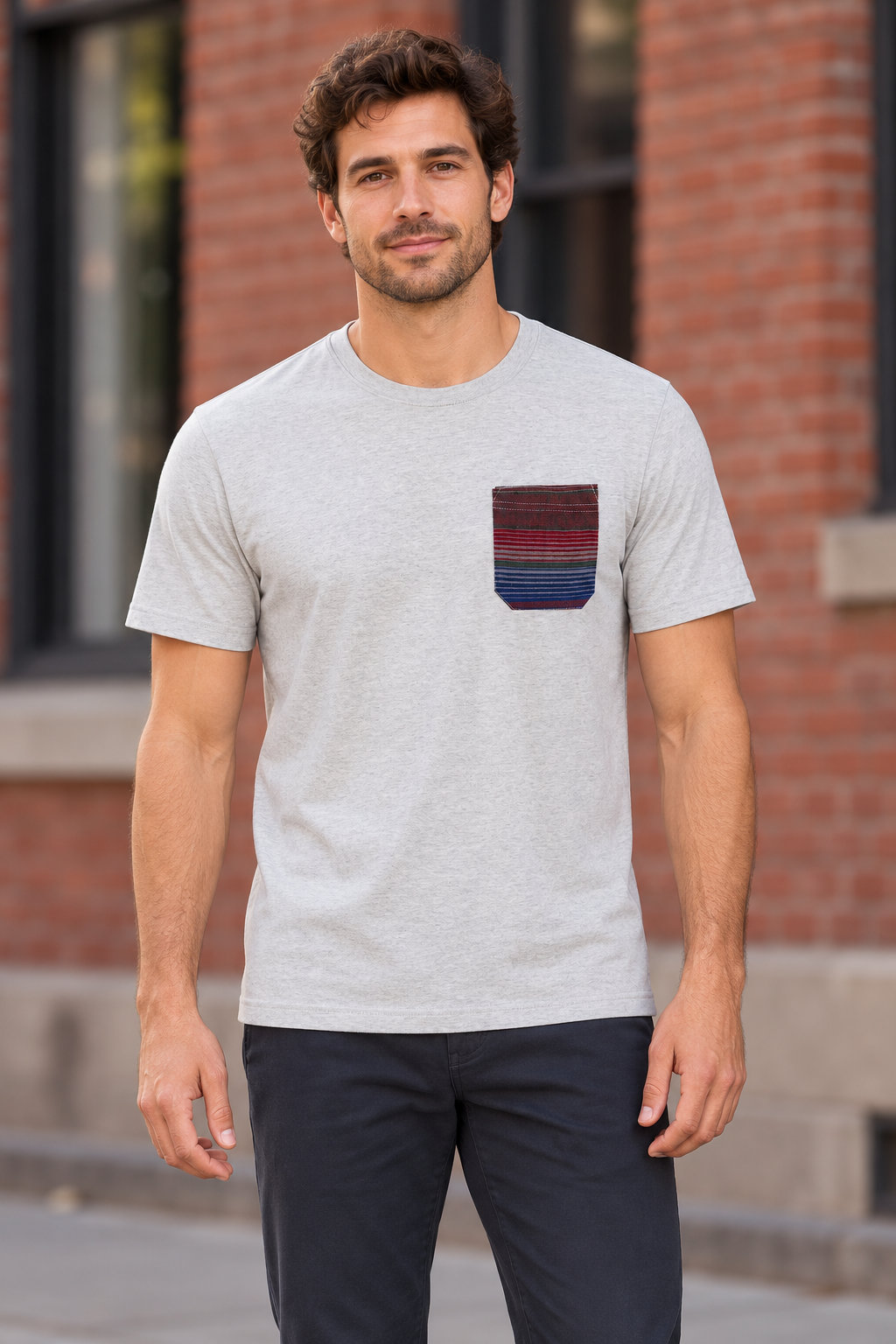 AI-generated BG editorial model: 215111-lthtr styling illustration; original product photo retained.