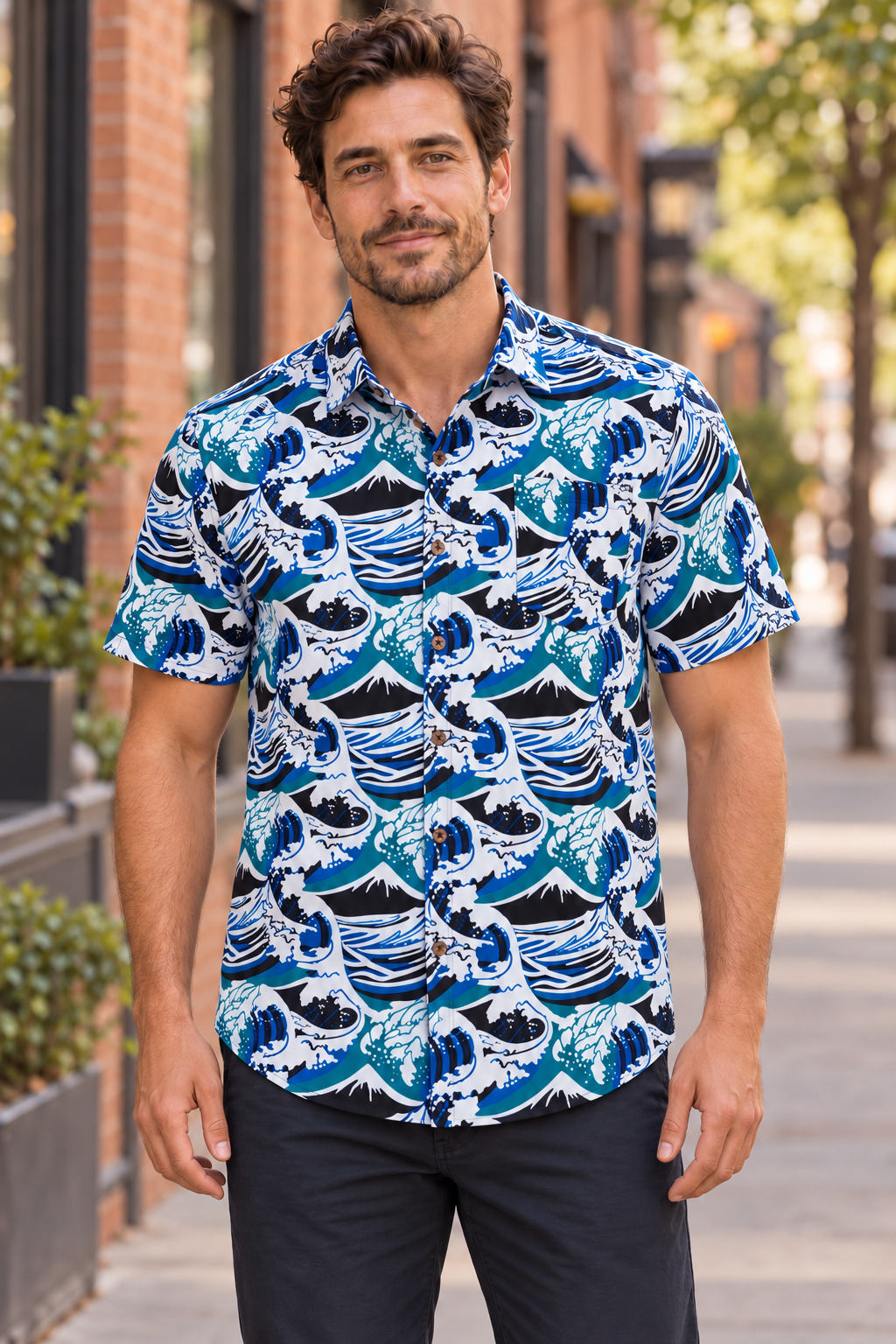 AI-generated BG editorial model: bgh005-aqua styling illustration; original product photo retained.