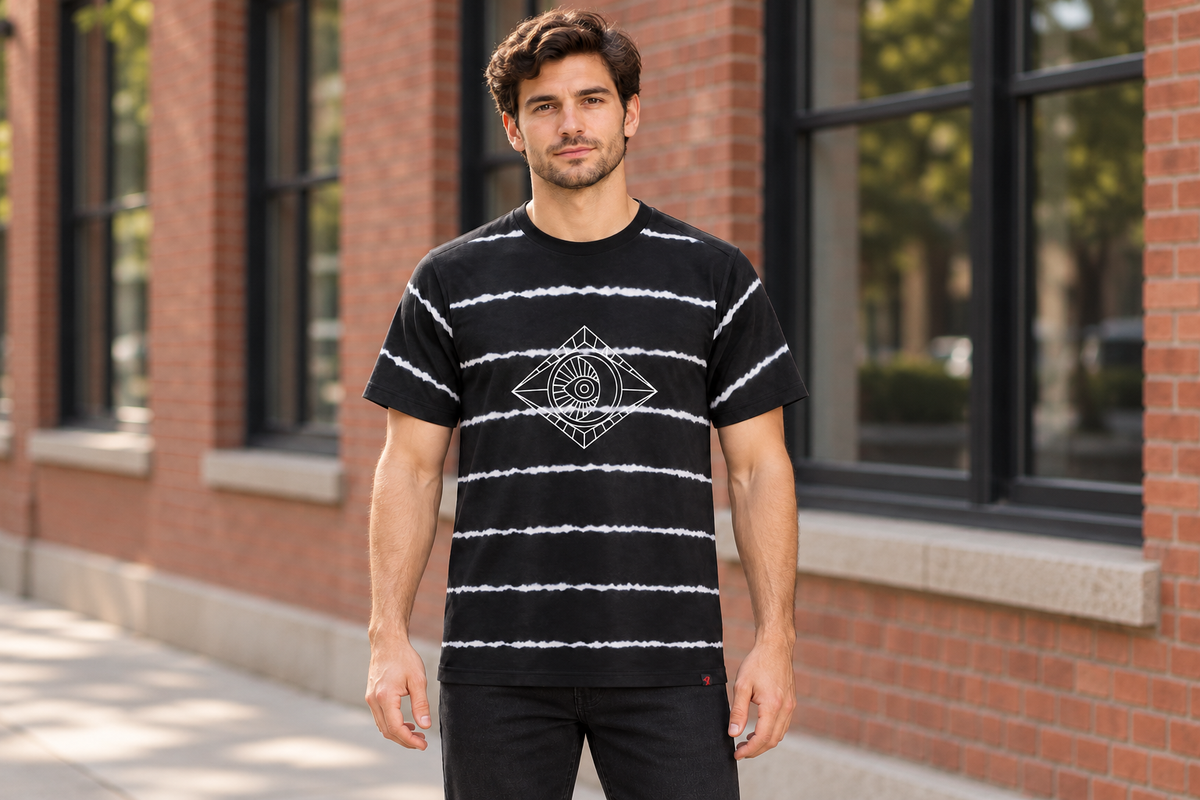 AI-generated BG editorial lifestyle: bgkt7501-black in a natural urban setting; see original product photo.