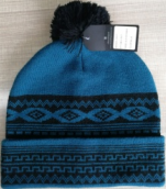 Knit Beanie – H15011-BLUE-VectorPattern
