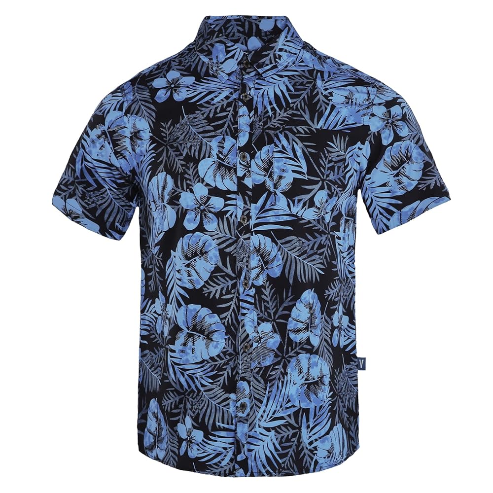 Men’s Shirt – VGH028-BLKCOBALT