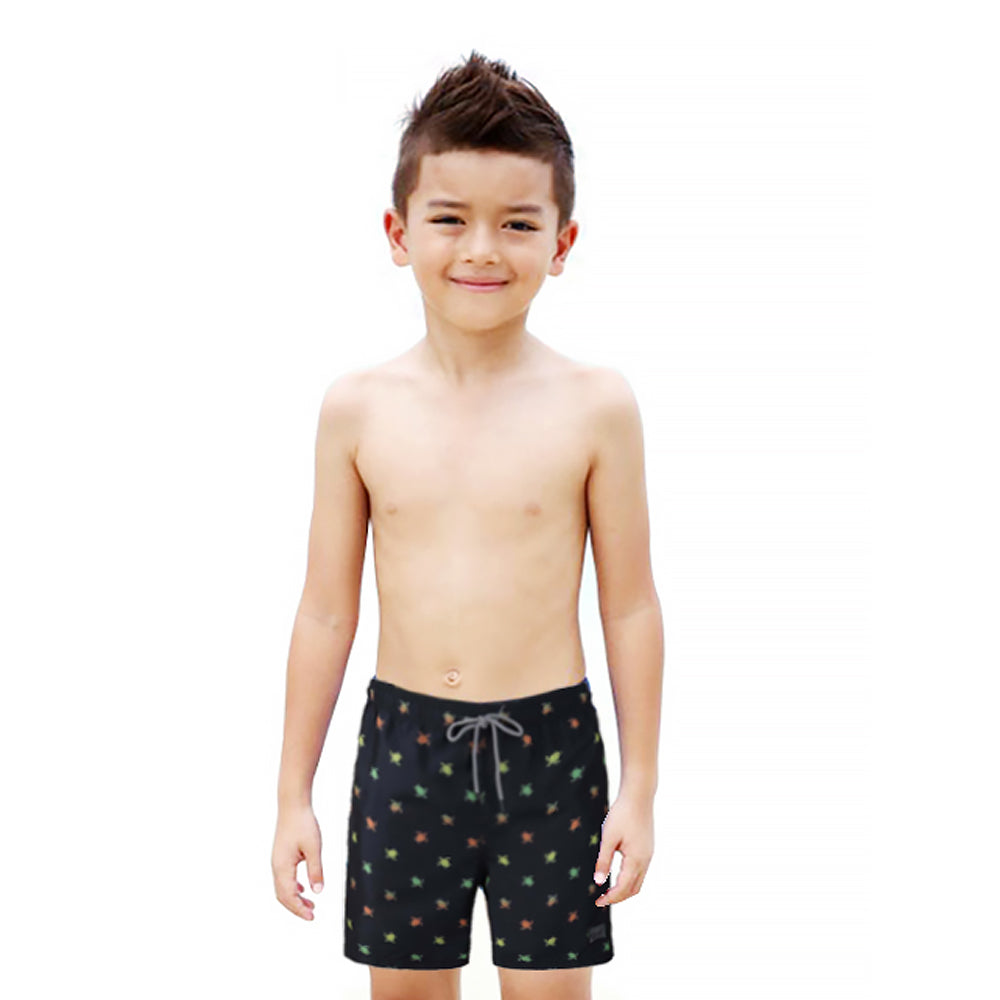 Boy's-Kid-Family-Match-Quickly-Dry-Mesh-Lining-Swim-Breathable-Shorts-(BGBT-2020-BLACK153) - Beautiful Giant