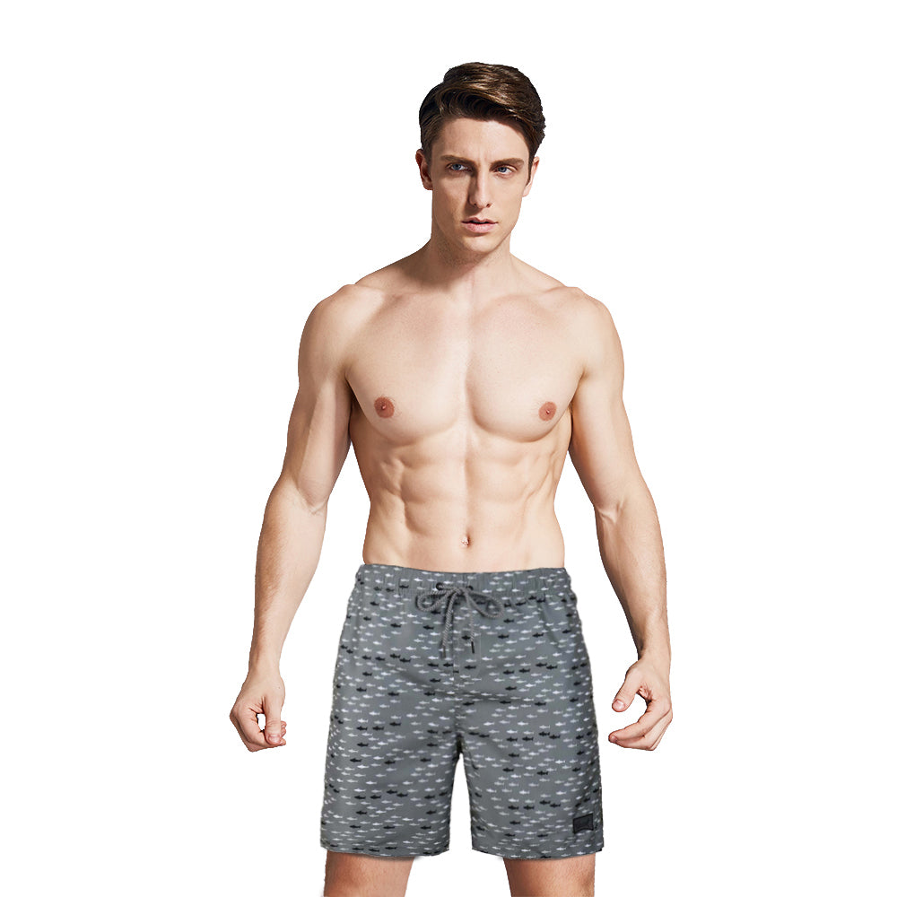 Men's Beach Vacation Swimwear  Shorts (BGT 2011-GRAPHITE) - Beautiful Giant