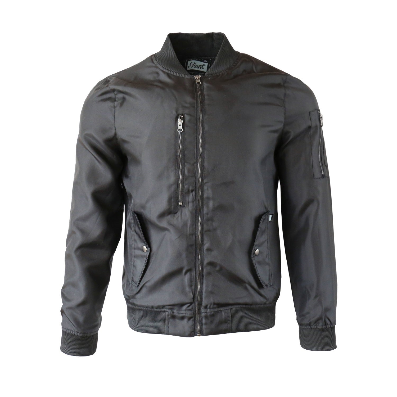 Men's-Casual-Full-Zip-Flight-Bomber-Jacket(F17B0045) - Beautiful Giant