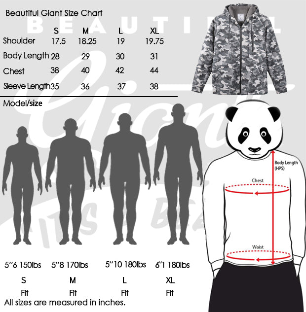 Men's Camo Full-Zip Water-Resistant Lightweight Windbreaker