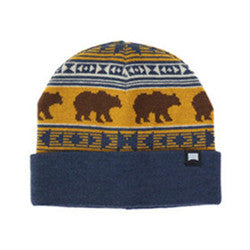 Men's-Warm-Winter-Cuff-Skull-Hat-Knit-Beanie-Ski-Cap(BG-BEANIE-03-CAIL-BEAR) - Beautiful Giant