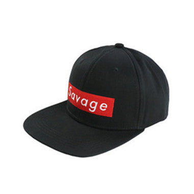 Men's-Hip-Hop-Snapback-Flat-Hat-Baseball-Cap(YF8SIXBUR1-BLACK) - Beautiful Giant