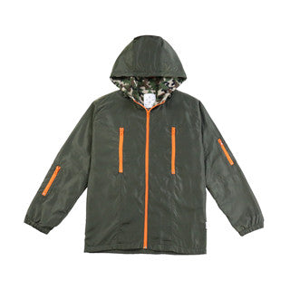 Men's-Winter-Warm-Hood-Windproof-Lined-Windbreaker-Zip-Up-Outdoor-Jacket(BGWBL3036-ARMY) - Beautiful Giant