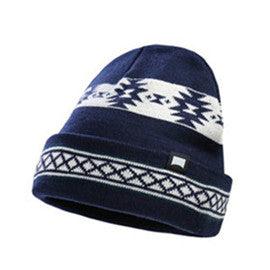 Men's-Warm-Winter-Cuff-Skull-Hat-Knit-Beanie-Ski-Cap(H15003-BLACK) - Beautiful Giant