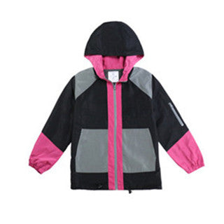 Men's-Casual-Hooded-Lined--Windbreaker(BGWBL3038-BLACK) - Beautiful Giant
