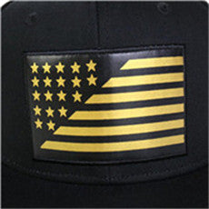 Men's-Hip-Hop-Snapback-Flat-Hat-Baseball-Cap(YF7A05-N-BLACK) - Beautiful Giant