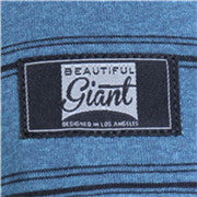 Men's-Casual-Striped-Adjustable-Snapback-Mesh-Trucker-Baseball-Cap-(YS8A01-I-BLUE) - Beautiful Giant