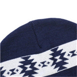 Men's-Warm-Winter-Cuff-Skull-Hat-Knit-Beanie-Ski-Cap(H15003-BLACK) - Beautiful Giant
