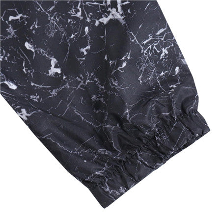 Men's Camo Full-Zip Water-Resistant Lightweight Windbreaker