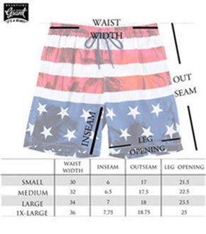 Men's Beach Vacation Swimwear Shorts (BGT 2025-CAMO) - Beautiful Giant