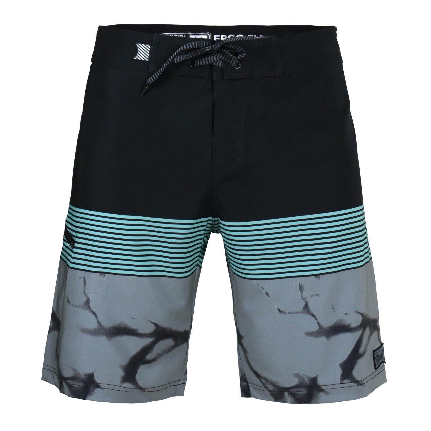 Men's Teen's Elastic Board Shorts Surfing Active Swim Trunks Beach Sun