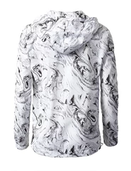 Men's Camo Full-Zip Water-Resistant Lightweight Windbreaker