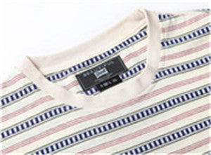 Men's Summer Casual Comfort Soft Crew Neck T-Shirt (YMF-73210053-GREAM) - Beautiful Giant